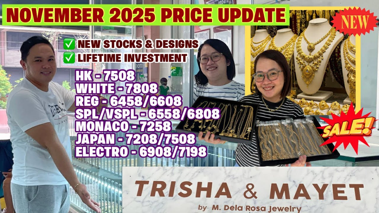 November 2025 Trisha & Mayet  Mura at Authentic Gold and Diamond Jewelry MUST WATCH!Daming Design