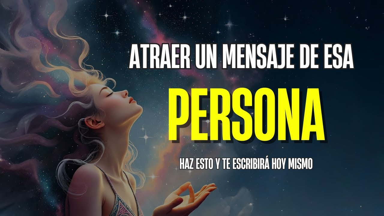 HAZ ESTA MEDITACIÓN GUIADA Y ÉL TE ESCRIBIRÁ  🧘‍♀️