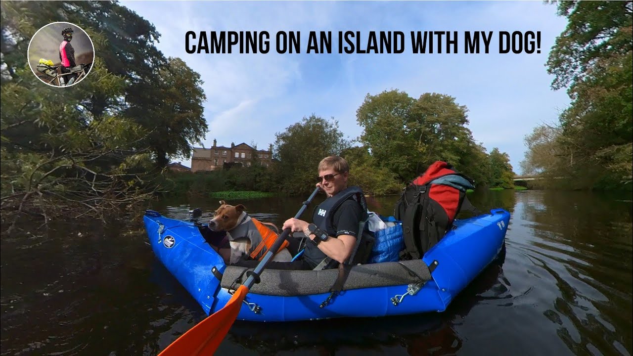Folding kayak camping with my dog!