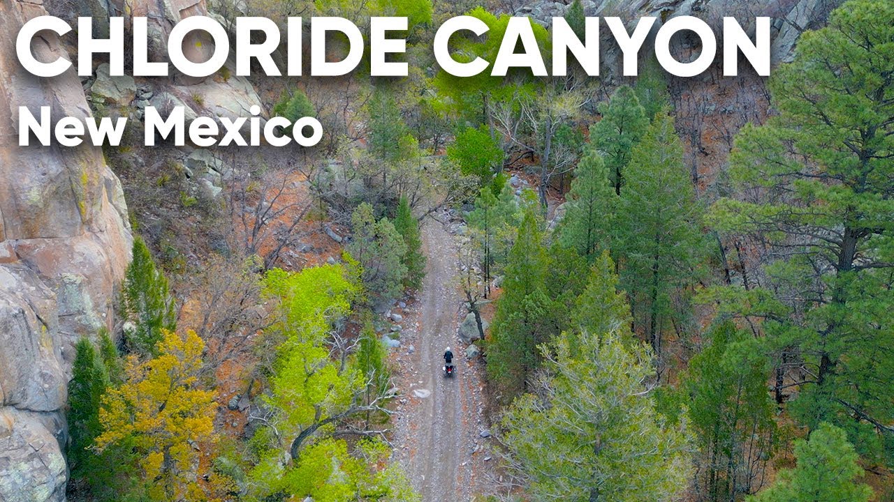 Motorcycle Camping in a Mysterious Canyon