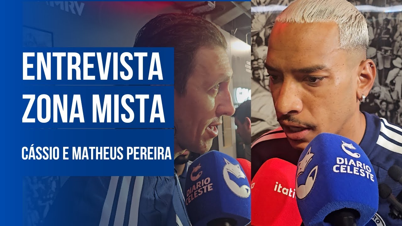Cássio e Matheus Pereira n falam em zona mista após derrota do Cruzeiro para o Atlético