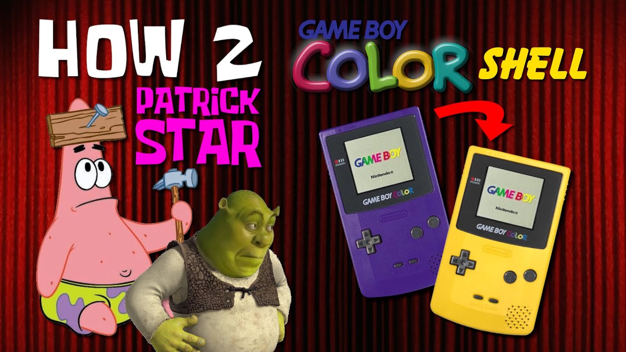 Как 2 Патрик Стар: изменить цвет оболочки Game Boy