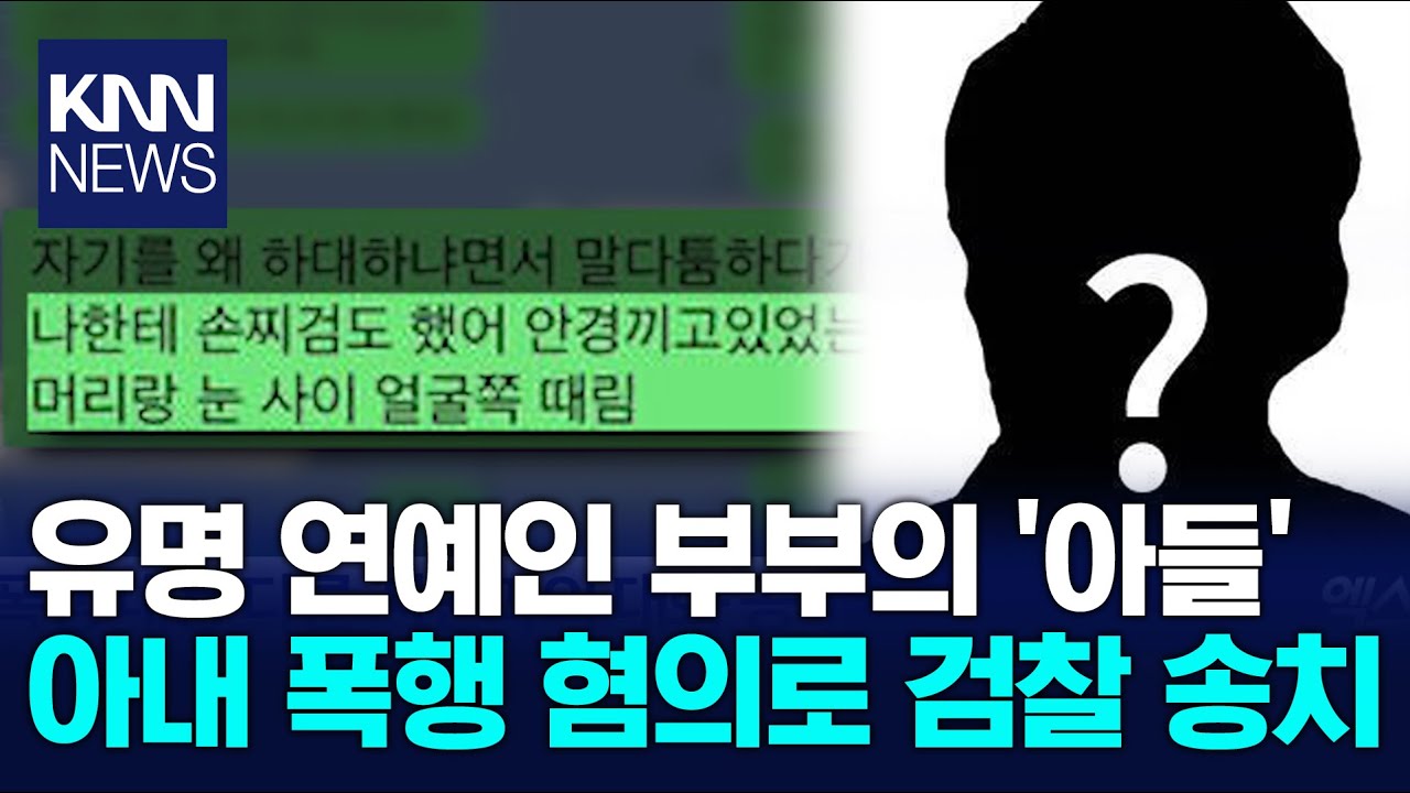 연예인 부부 아들 아내 폭행 