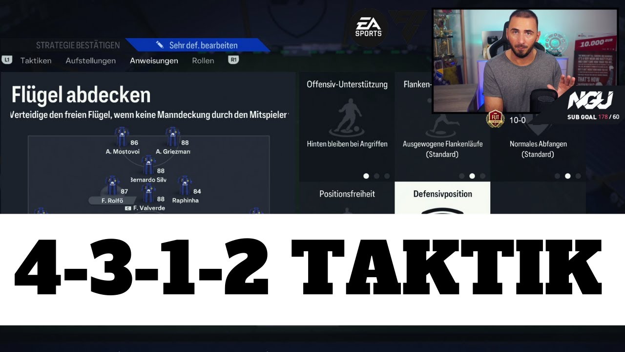 MEINE 4-3-1-2 FORMATION, TAKTIK & ANWEISUNGEN IM DETAIL | DYNAMIC TACTICS TUTORIAL | EA SPORTS FC 24