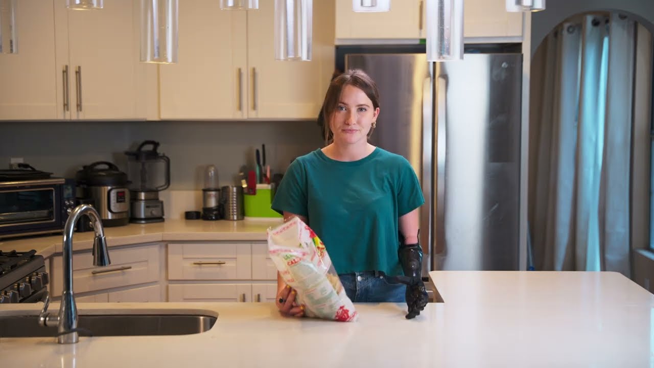 How to Open a Bag of Chips with a Bionic Hand