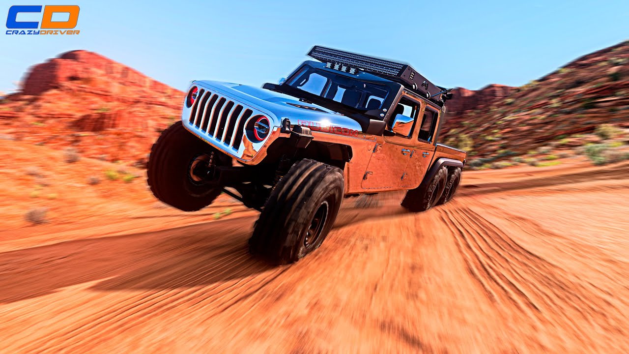 Satisfying Rollover Crashes #6 - BeamNG drive CRAZY DRIVERS