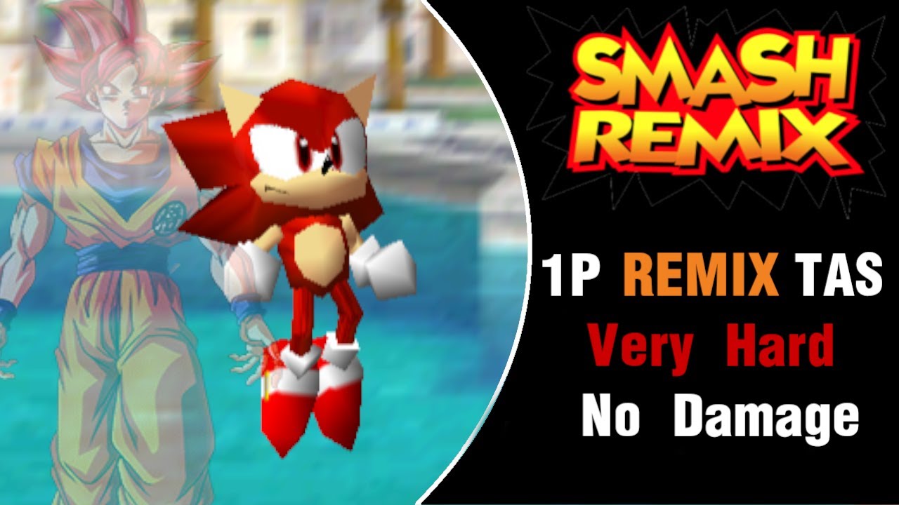 Smash Remix [TAS] - Super Sonic God Remix Mode (Very Hard, No Damage)
