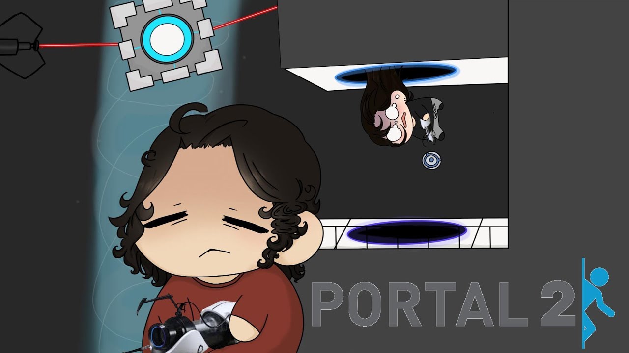 When actual idots play a Puzzle game | Portal 2 | Feat. Kylee