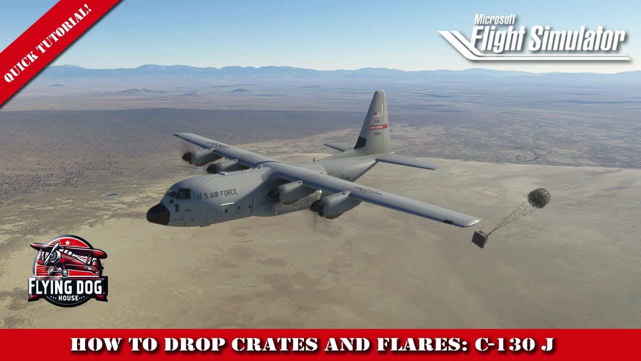 C-130 J Cargo Drop Tutorial for Microsoft Flight SImulator!