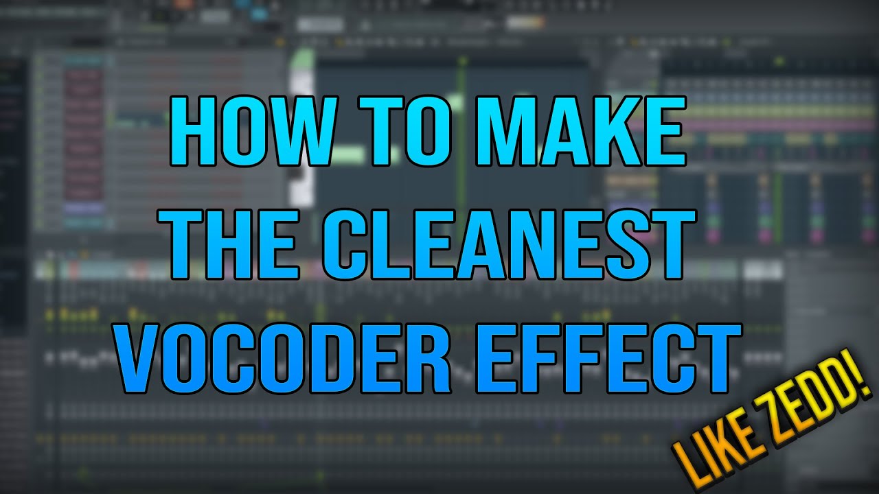 How To Make The Cleanest Vocoder Effect! (Like ZEDD)