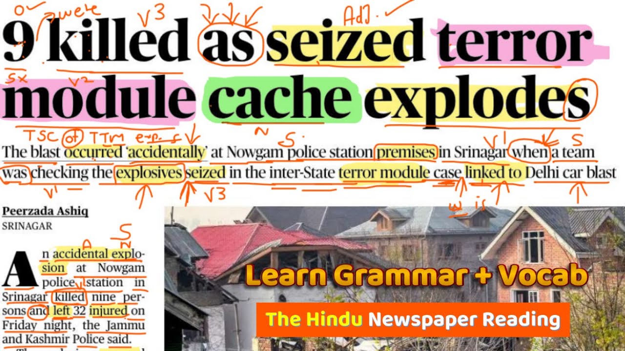 The Hindu Analysis Today | Newspaper Reading Practice | Learn Advanced English Grammar + Vocabulary
