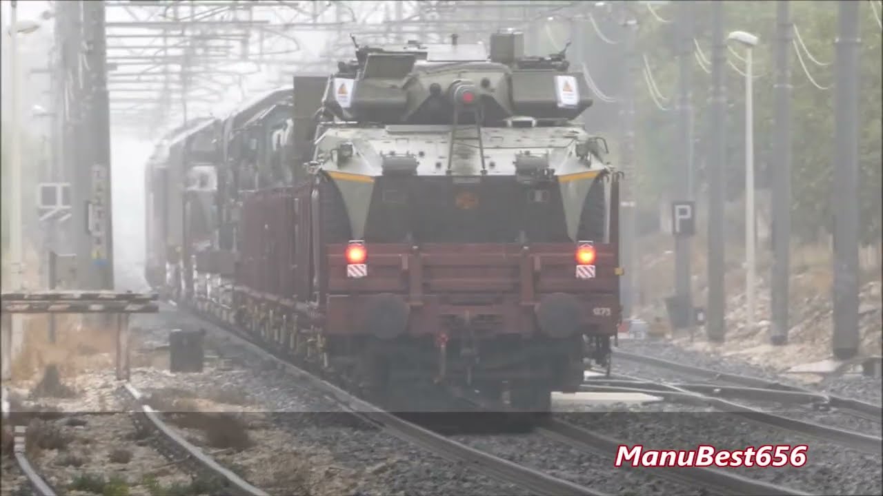 TRANSITI RARI: STRAORDINARI TRENI MILITARI (STM) NEL NODO DI BARI!
