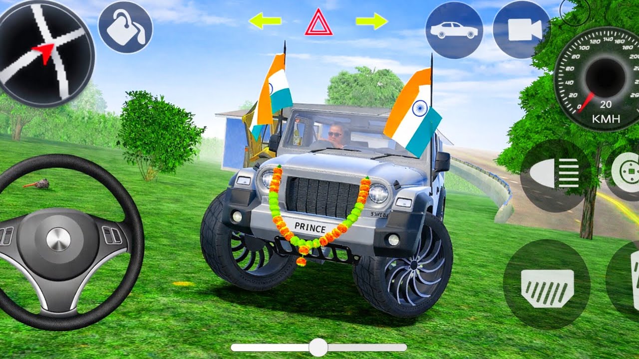 Modified Mahindra Thar Car Games: Indian Gray Cars (Gadi Wala Game) -Car Game Android Gameplay 2026