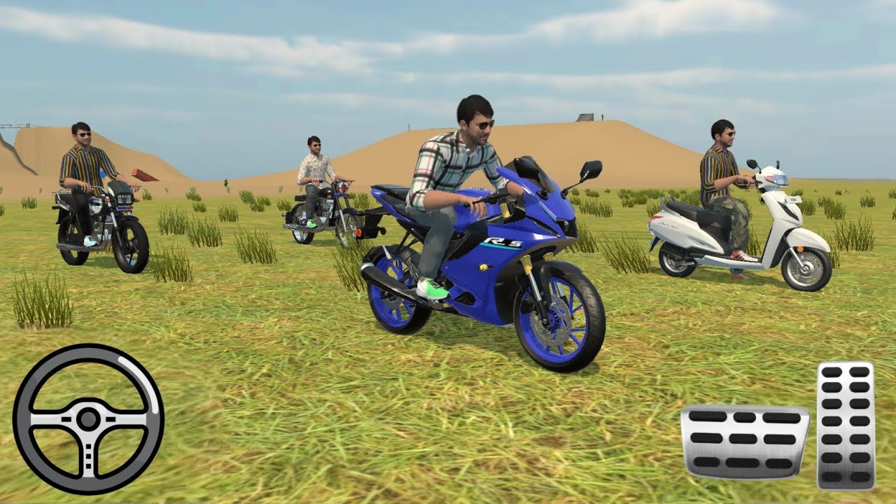 Indian vehicle simulator 3d | bikes ride | gadi wala game #indianvehiclesimulator3dgame #gameplay