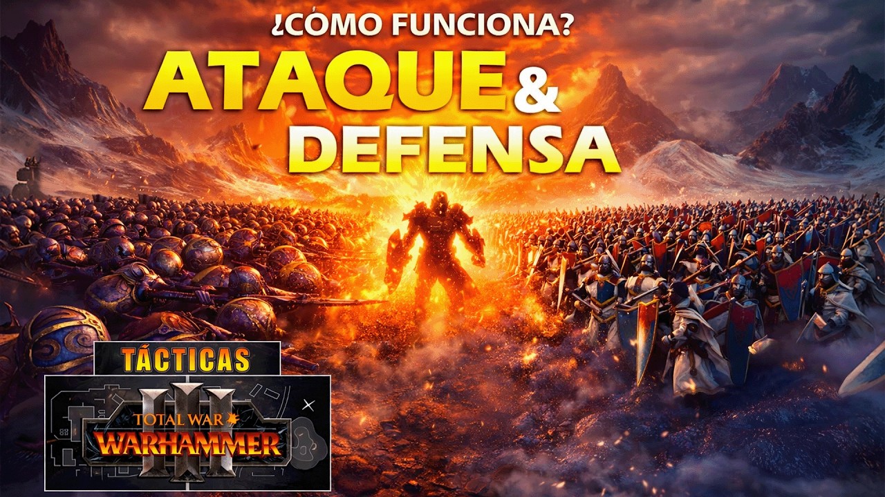 ⚔️ATAQUE Y DEFENSA🛡️ Como funciona?/ TOTAL WAR WARHAMMER 3/ TUTORIAL