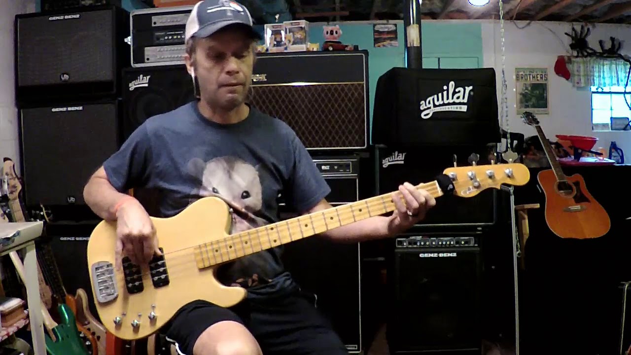 I'm Bad I'm Nationwide - ZZ Top (Dusty Hill) bass cover