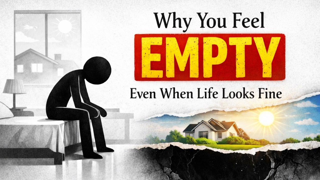 Why You Feel Empty Even When Life Looks Fine (Psychology Explained)