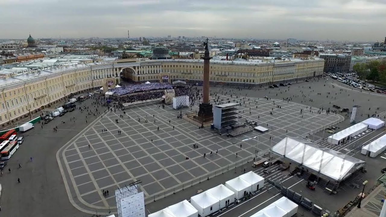 «Родина моя». Сводный хор на Дворцовой площади, 24 мая 2017 г.