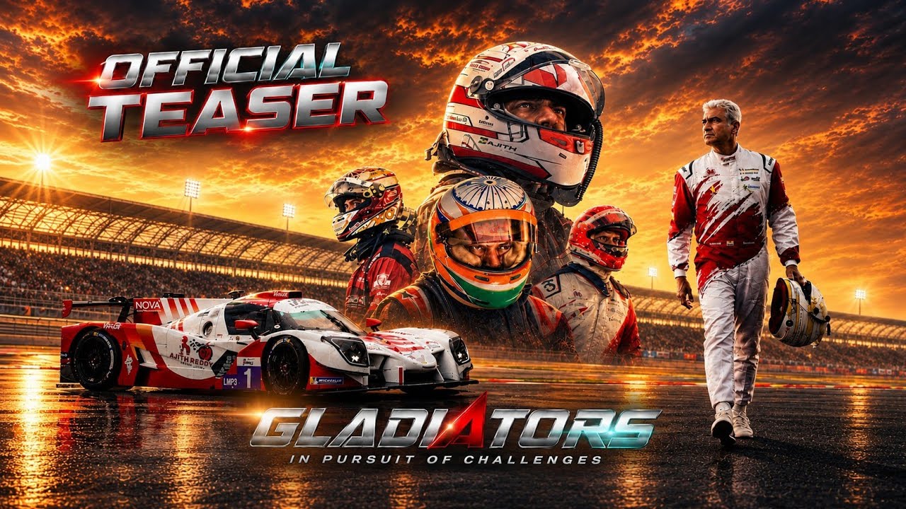 GLADIATORS -  Teaser Trailer  | AJITH KUMAR | DIRECTOR VIJAY | GV PRAKASH KUMAR | New Movie 2026