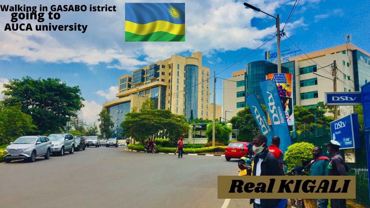 4K WALKING Going to AUCA University