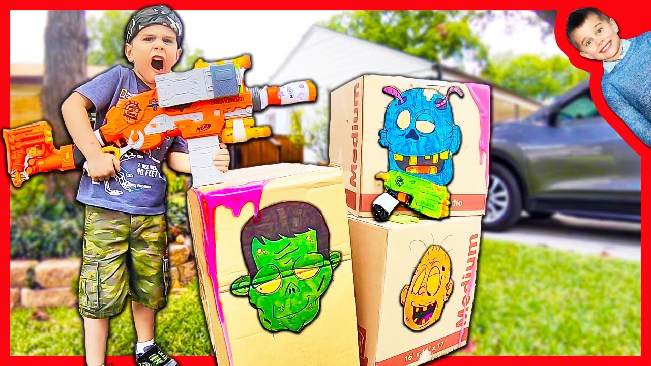 The Zombie LEGO People Escaped!!! (NERF Mission)