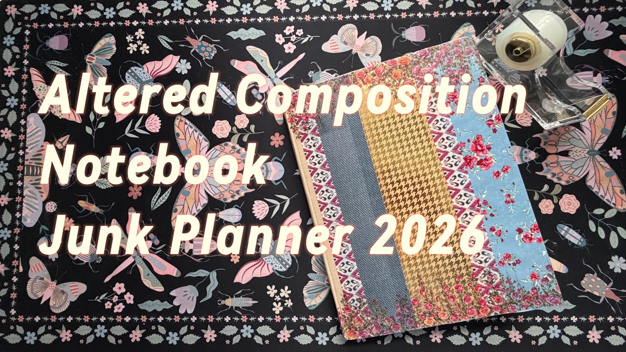 Ежедневник Junk Planner на 2026 год от Altered Composition Notebook