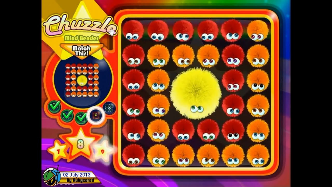 Chuzzle (2005, PC) - Mind Bender 2 of 5: Levels 06~10 [720p60]