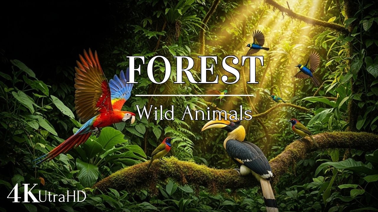 The Beauty of the Forests and Some of the Birds That Live in the Amazon Rainforest
