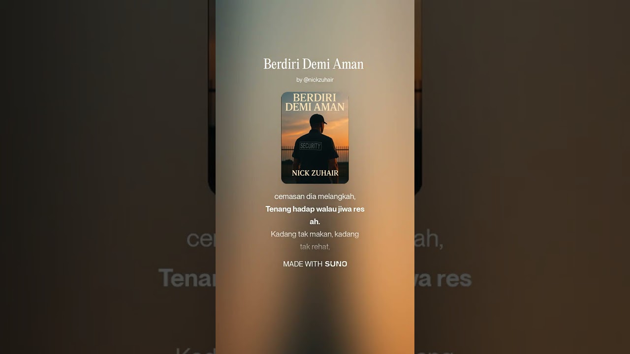 Berdiri Demi Aman - Nick Zuhair 