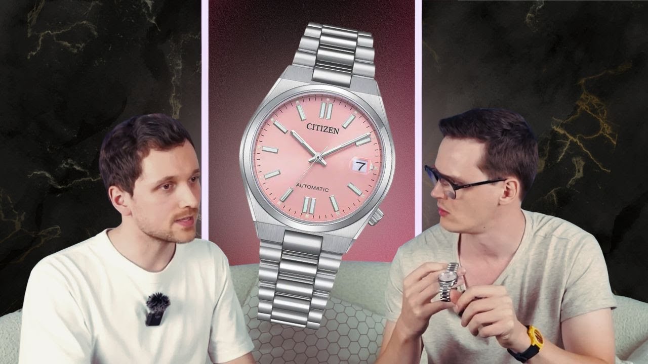 La Montre Citizen Tsuyosa 37mm Rose avec Clément Entretemps
