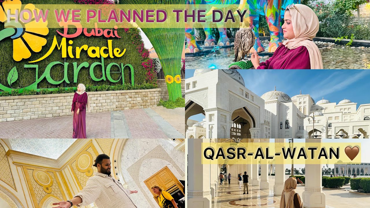 Bst hack to cover miracle garden 🪴🌸| day 4-5 | how we planned our day ✨❣️| Abu-Dhabi |#vlog #travel 