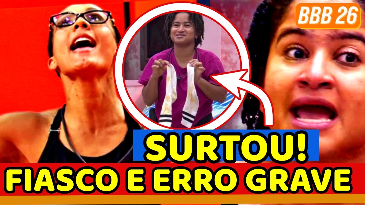 🚨🔥BBB26 FIASCO! Prova CHEIA DE ERROS REVOLTA; Milena SURTA DETONA CAMA de Cowboy e SE ARREPENDE