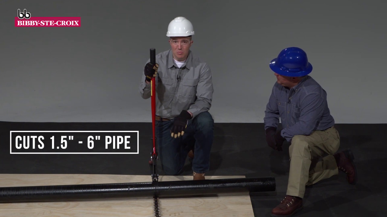 BBS   How To Series  Cutting cast iron pipe with a Wheeler Rex Pipe cutter