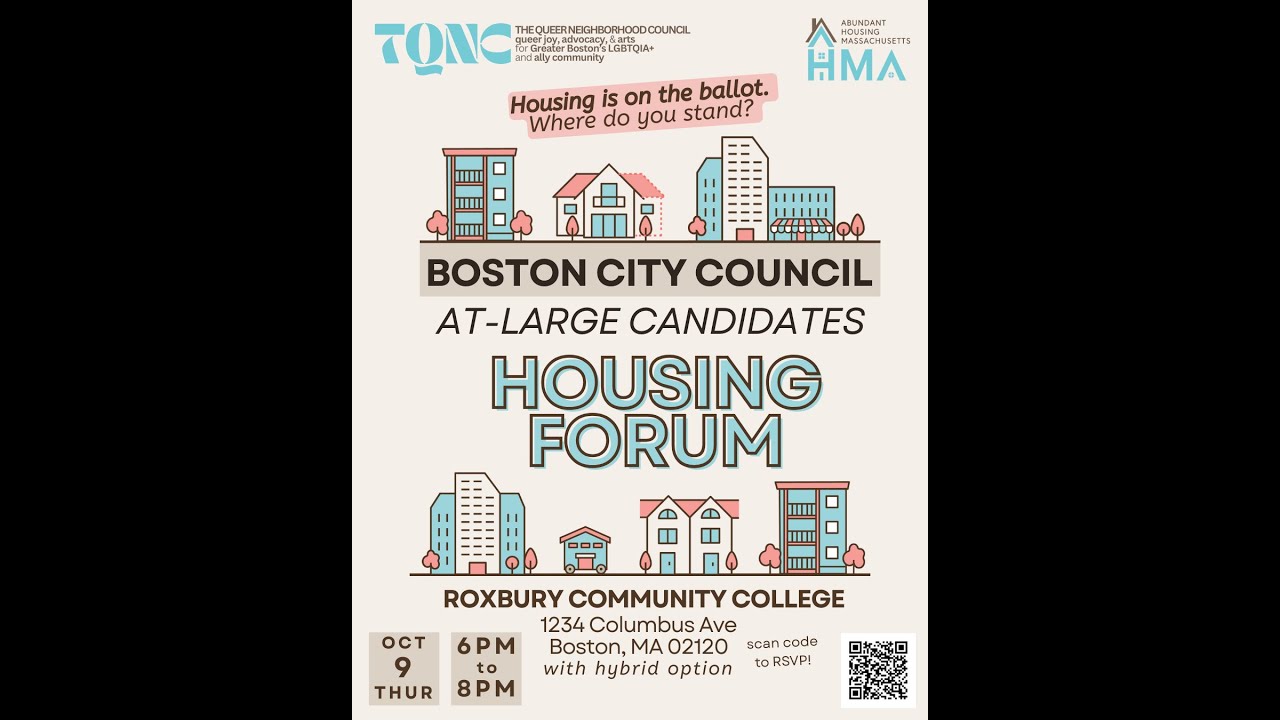 2025 Boston City Council At-Large Candidates Forum
