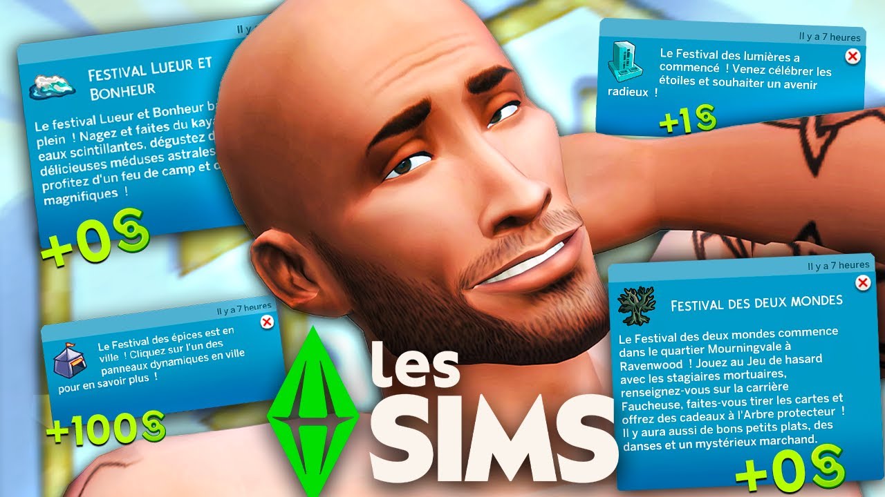 Devenir RICHE avec les FESTIVALS (c'est SUPER DUR 😭) | Challenge Sims 4