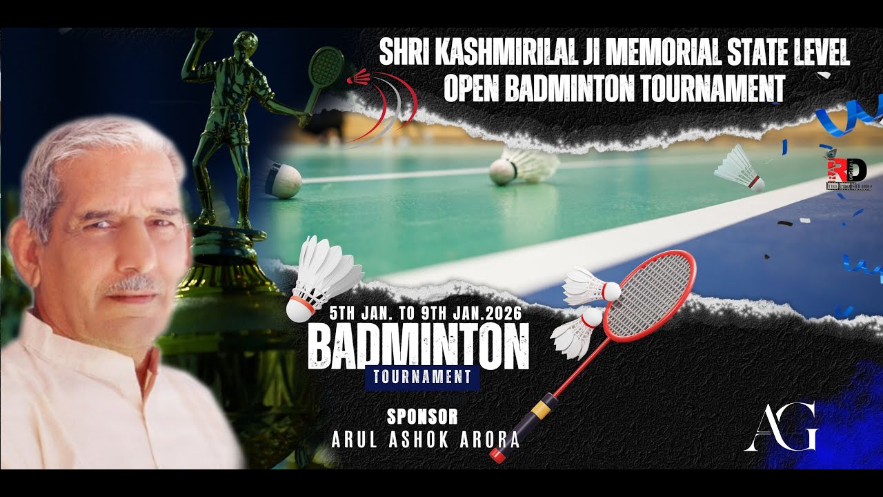 COURT-2 Shri Kashmirilal ji Memorial Madhay Pradesh Senior State Level Badminton Tournament DAY 3 ||