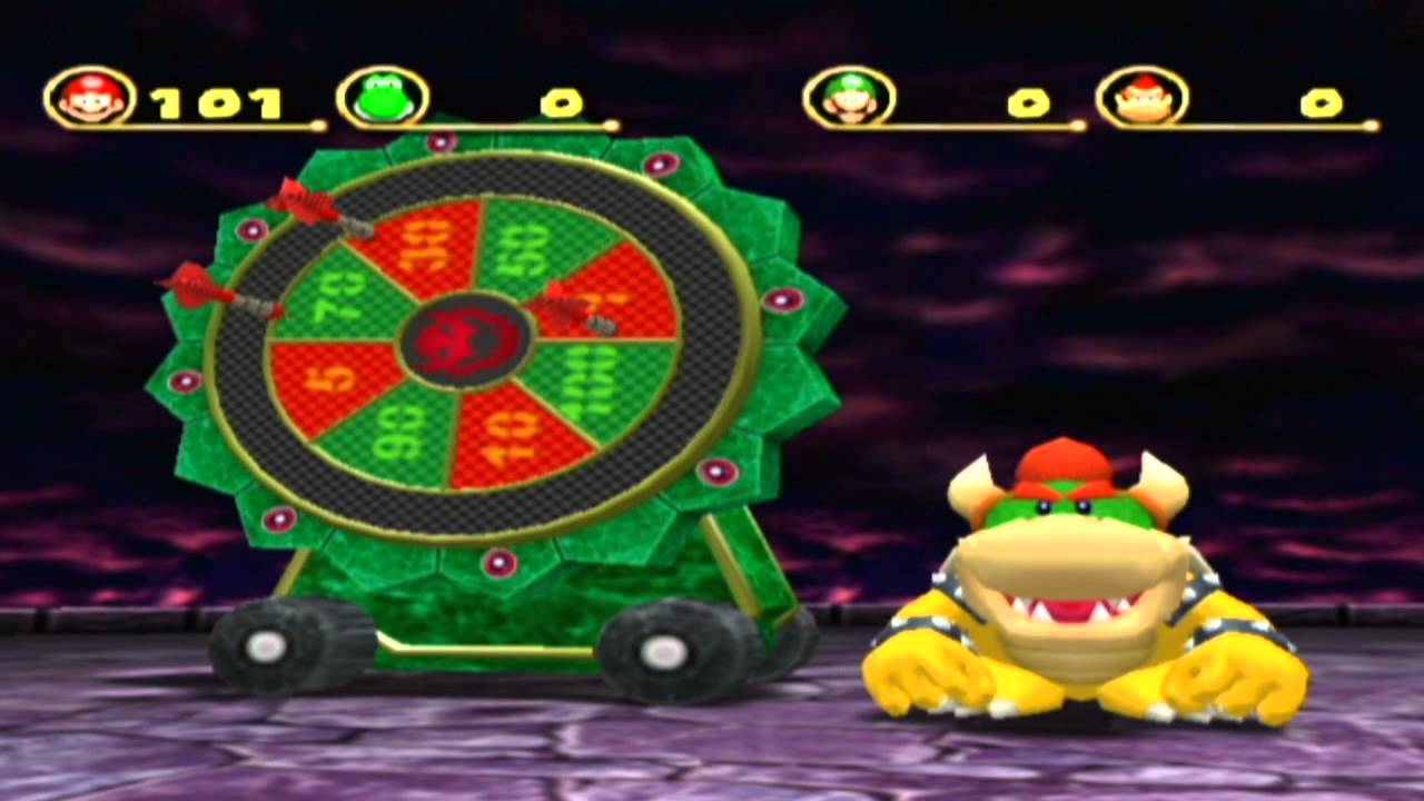 Mario Party 4 Bowser Mini Games - Darts of Doom