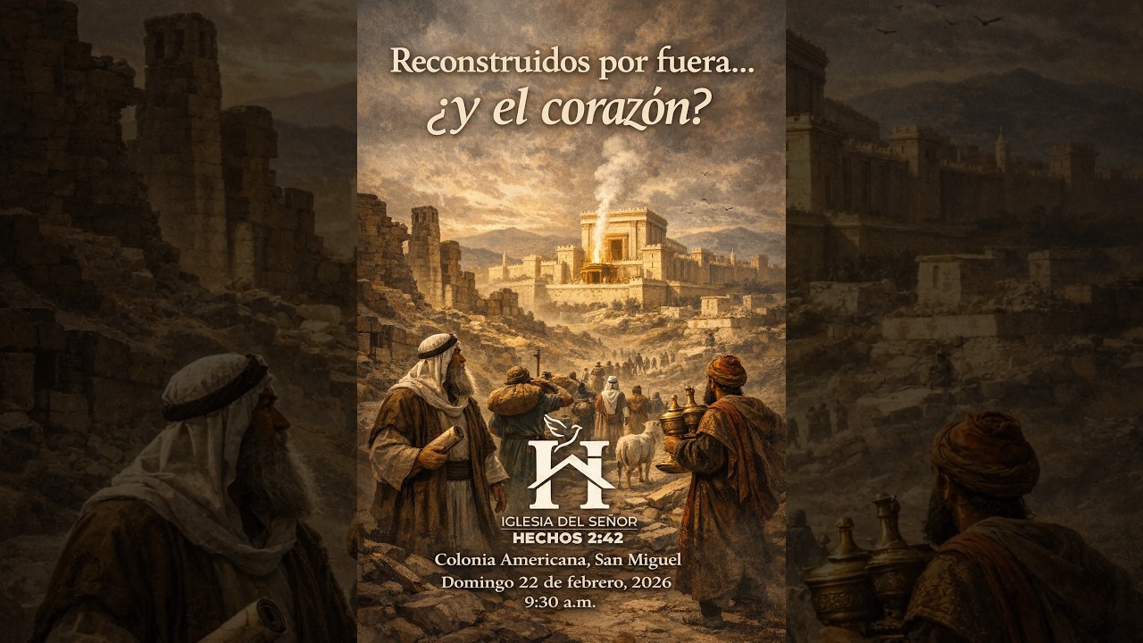 ESDRAS: Reconstruidos por fuera… ¿y el corazón? - Pastor Manuel Castro
