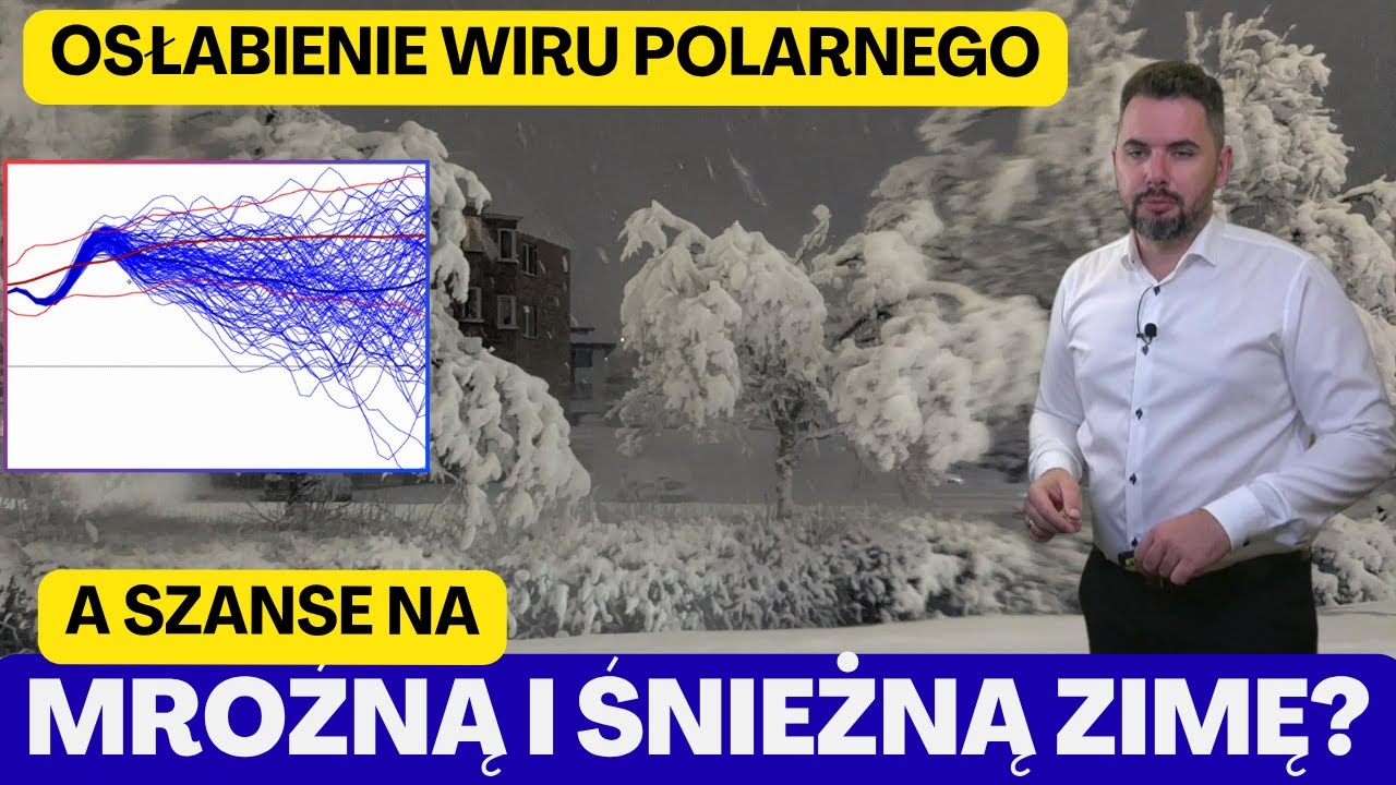 Osłabienie wiru polarnego &ndash; czy czeka nas mroźna i śnieżna zima? #pogoda #zima #wirpolarny #Polska
