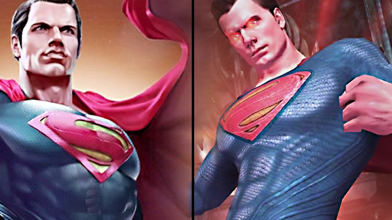 Injustice 2 BvS Superman VS Injustice: Gods Among Us Superman (Dawn of Justice)