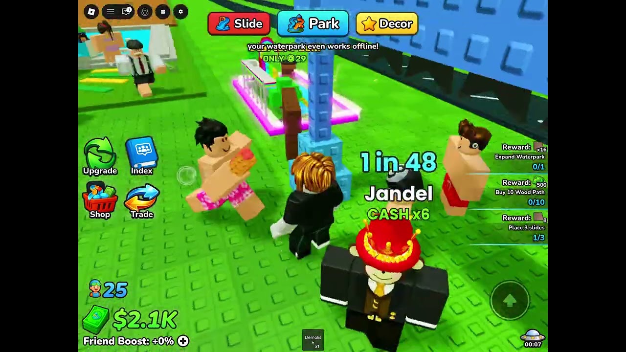 Ik begin een Waterpark in Roblox