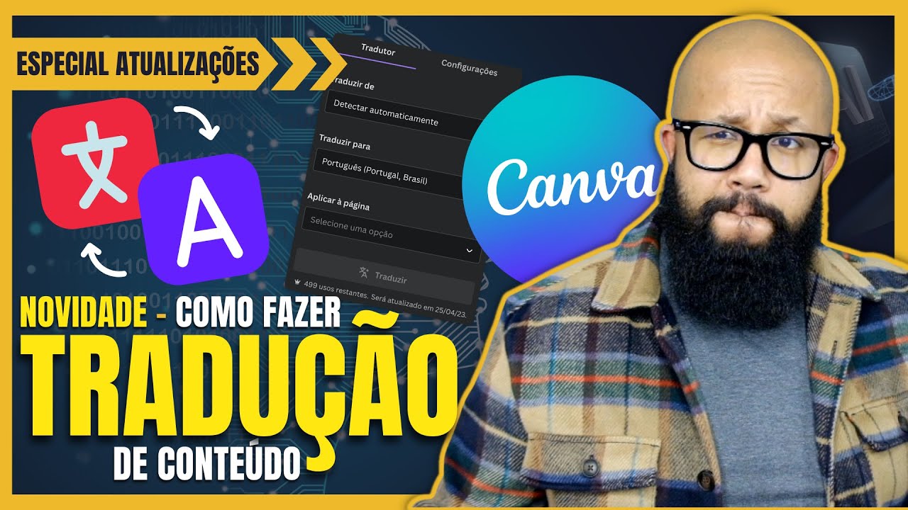 🔥 NOVIDADE CANVA - Faça a tradução de qualquer Design no CANVA | EP02