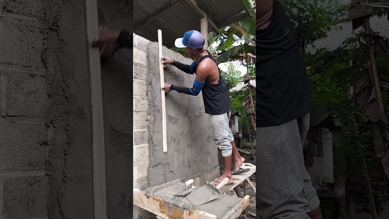 Fuul vidio plaster 💪#kuli_bangunan #construction