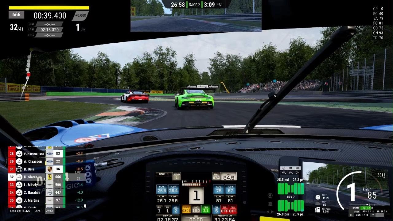 Assetto Corsa Competizione PS5 | R2 Monza Race 2