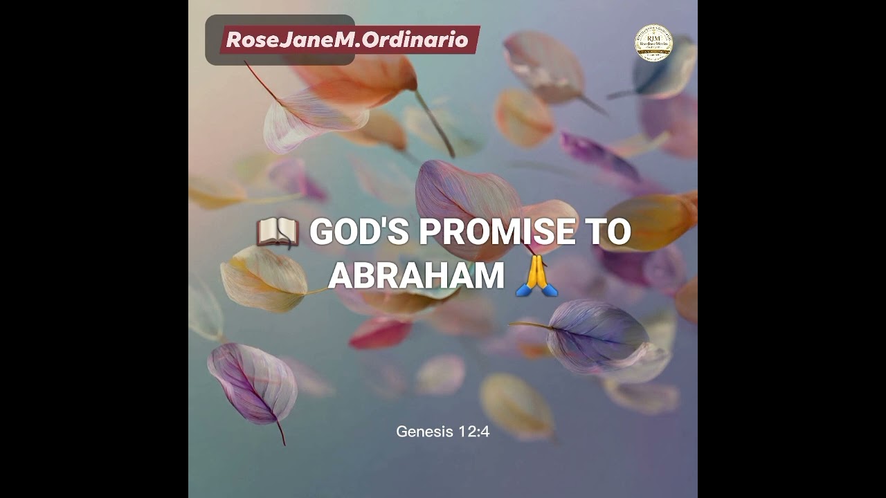 📖 GOD'S PROMISE TO ABRAHAM 🙏