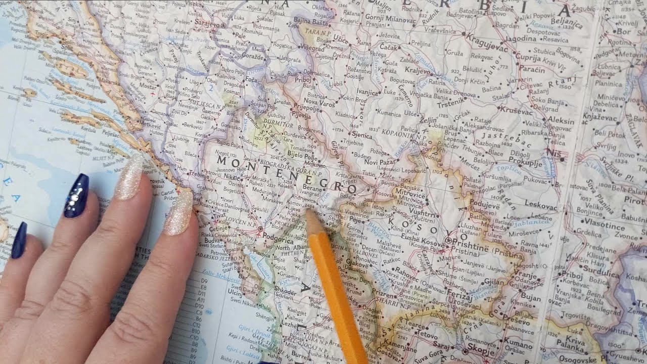 ASMR ~ Andrijevica, Montenegro History & Geography ~ Soft Spoken Map Tracing Google Earth