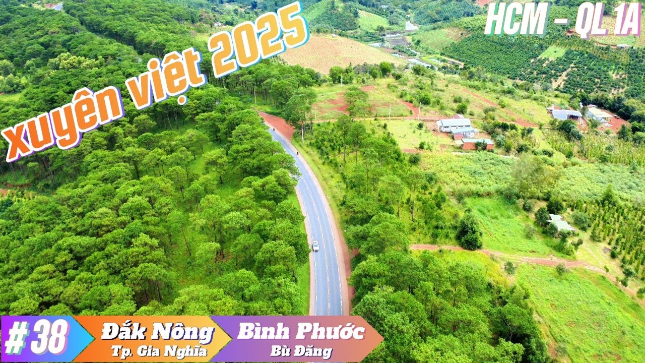Xuyên Việt xe máy | Phần 38 | Đắk Nông (Tp. Gia Nghĩa) - Bình Phước (Bù Đăng) | 58Km