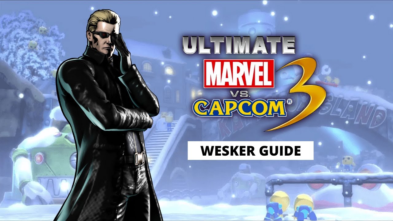 (Ultimate Marvel vs Capcom 3) Вескер полное руководство