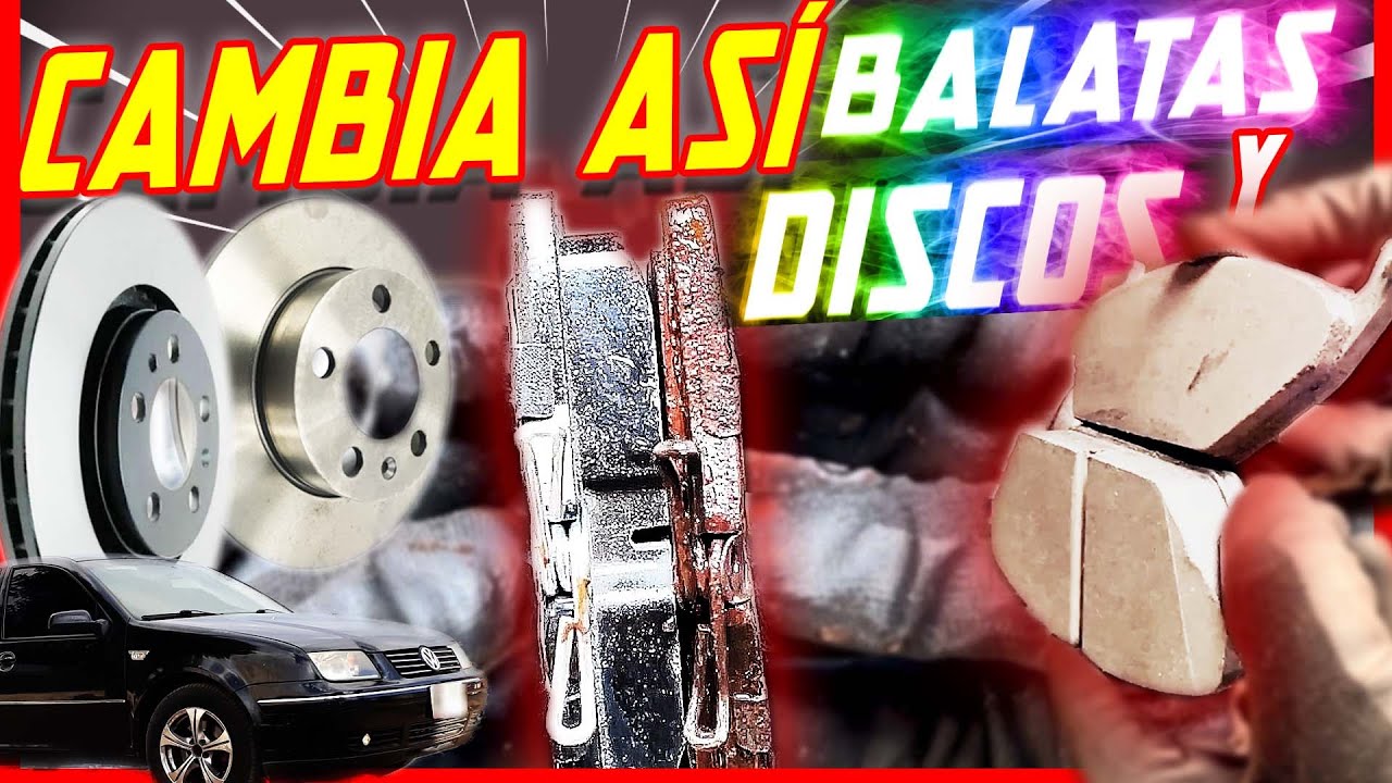 Cómo CAMBIAR BALATAS y DISCOS de FRENO DELANTEROS y TRASEROS VW Jetta A4, Clásico, Golf, Bora, Ibiza