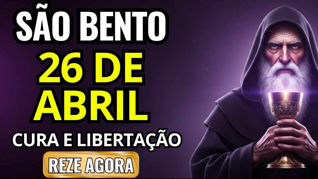 Oração PODEROSA de SÃO BENTO🛡️ LIMPEZA PESADA Para Arrancar Todo Mal de Cada Canto do Lar